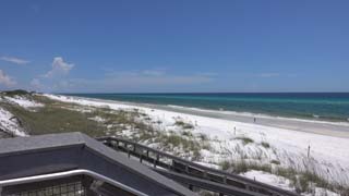 Looking east along shore